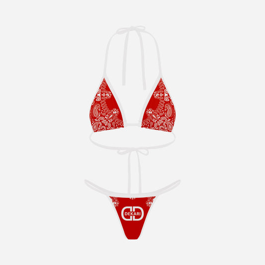 Paisley Triangle Bikini Set