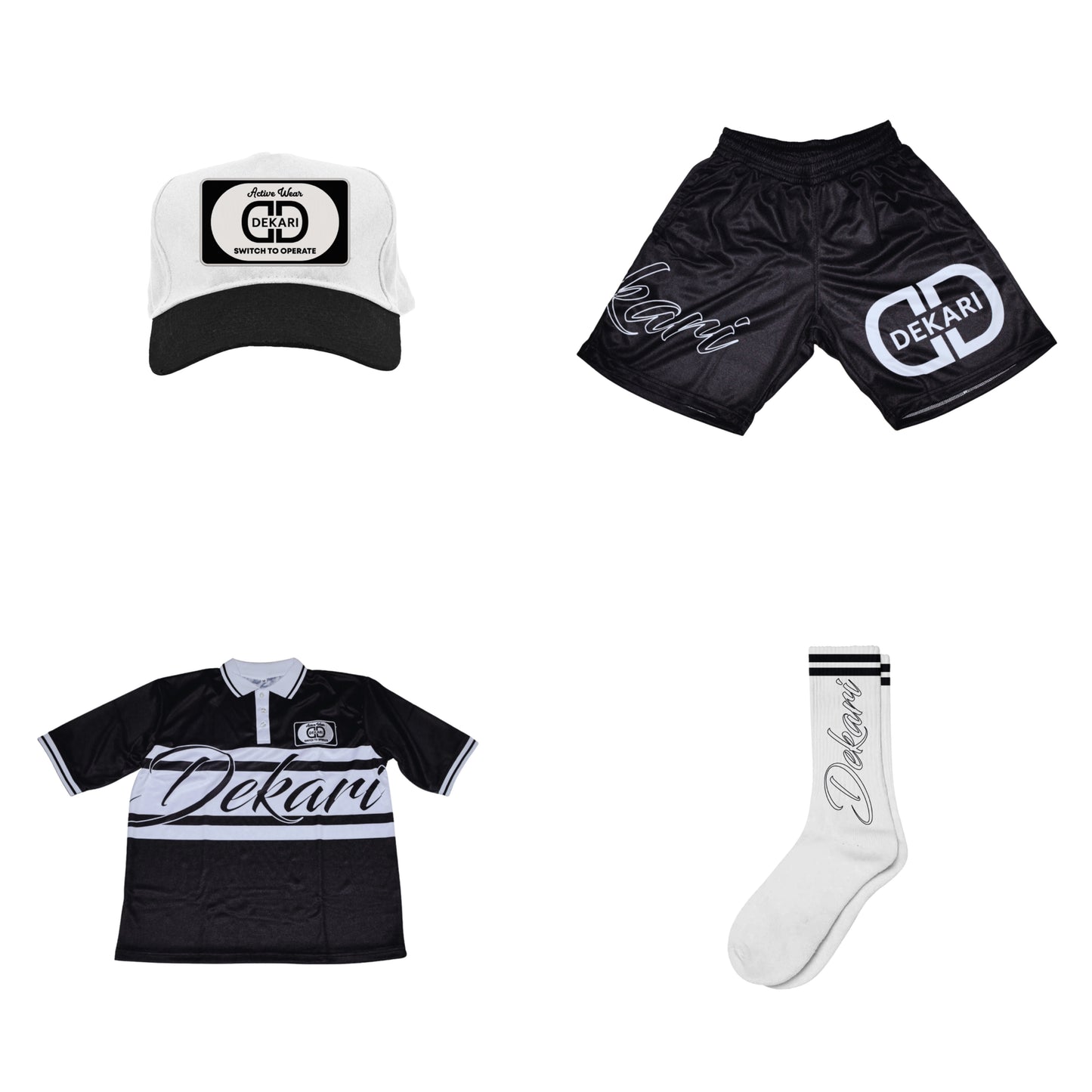 Script Stripe Polo Set