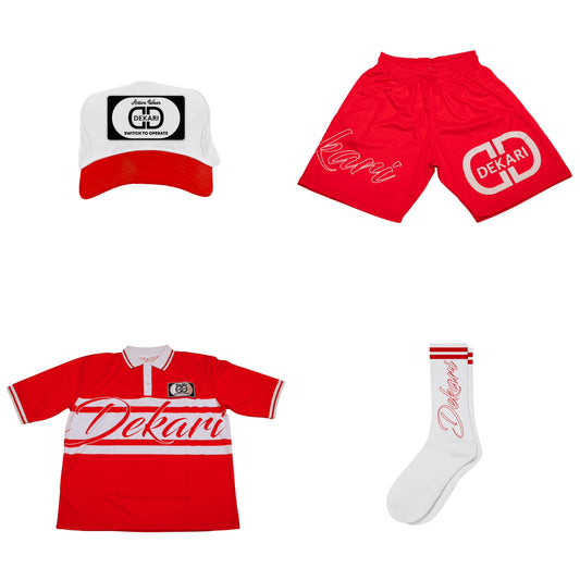 Script Stripe Polo Set